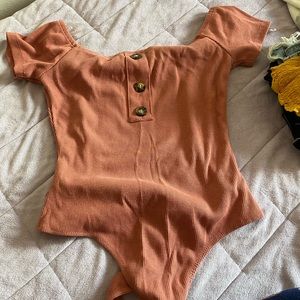 off the shoulder body suit